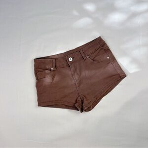 h&m | size 2 | brown low rise shorts